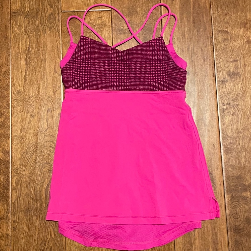 Ivivva Pink Girls Strappy Tank Top Size 12